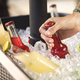 Bevybar m�anyag kerti party kell�k cappuccino