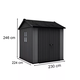 Newton 2.0 7 x 7,5 m�anyag kerti t�rol� h�z sz�rke