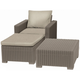 Moorea balcony m�anyag kerti b�tor szett cappuccino - homok