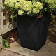 Basalt m�anyag kerti sz�gletes vir�gcser�p 40 cm fekete
