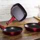 Berlinger Haus Metallic Burgundy Line 3 r�szes serpeny�k�szlet m�rv�ny bevonattal, grill serpeny�vel