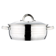 Blaumann Gourmet l�bas fed�vel, rozsdamentes ac�l 22 cm