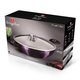 Berlinger Haus Purple Eclipse Collection wok tit�n bevonattal, fed�vel, 30 cm