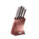Berlinger Haus I-Rose Collection 6 r�szes rozsdamentes ac�l k�sk�szlet, met�l �llv�nnyal, pink