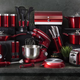 Berlinger Haus Metallic Burgundy Line sz�gletes tepsi tit�n bevonattal