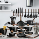 Berlinger Haus Ebony Rosewood Line rozsdamentes szemetes, 7 L