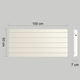 Elektromos Ker�mia H�t�rol�s F�t�panel - Climastar Smart Touch Fekete Pala 1500 W