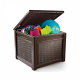 Cube rattan m�anyag kerti t�rol� l�da 208 L barna