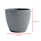 Beton Round Planter Indoor m�anyag kerti vir�gcser�p vil�gos sz�rke