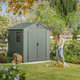 Darwin 6x6 m�anyag kerti t�rol� h�z z�ld