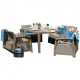 Corfu Fiesta m�anyag kerti b�tor garnit�ra cappuccino - homok