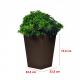 Rattan Planter L m�anyag kerti vir�gl�da whiskey barna 144,8 L