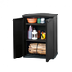 Rattan Style Base m�anyag kerti szekr�ny grafit sz�rke