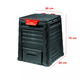 Eco composter 320L m�anyag kerti komposzt�l� fekete