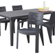 Ibiza m�anyag kerti sz�k grafit sz�rke
