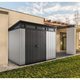 Artisan 9x7 m�anyag kerti t�rol� h�z barn�s sz�rke - antracit