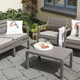 Delano m�anyag kerti b�tor garnit�ra cappuccino - homok