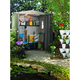 Factor 6x6 m�anyag kerti t�rol� h�z beige - taupe