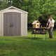 Factor 8x8 m�anyag kerti t�rol� h�z beige - taupe