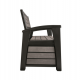 Hudson m�anyag kerti pad/t�rol� 227L antracit sz�rke
