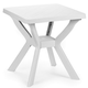 Reno m�anyag kerti asztal feh�r O84