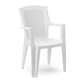 Eden rattan hat�s� karf�s m�anyag kerti sz�k feh�r O236