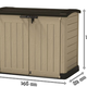 Store It Out Arc m�anyag kerti t�rol� beige - barna