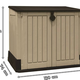 Store It Out Midi m�anyag kerti t�rol� beige - barna