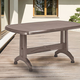 Portland m�anyag kerti asztal cappuccino