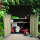 Store It Out Arc m�anyag kerti t�rol� beige - barna sz�nben