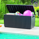 Capri m�anyag kerti t�rol� l�da 305 L-es antracit sz�rke