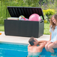 Capri m�anyag kerti t�rol� l�da 305 L-es antracit sz�rke