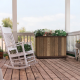 Deco t�gla alak� magas�tott m�anyag kerti vir�gl�da di� 100L