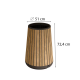 Deco henger alak� magas�tott m�anyag kerti vir�gl�da 83L