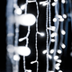 Crystalline toldhat� LED f�nyf�gg�ny 0,9 x 2,0 m 192 db hideg feh�r LED-del, �tl�tsz� k�bel