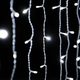 Crystalline toldhat� LED f�nyf�gg�ny 0,9 x 2,0 m 192 db hideg feh�r LED-del, �tl�tsz� k�bel