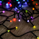 Heylight okos f�nyf�z�r, 200 RGB LED, fekete k�bel, 20 m