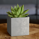 Beton cube m�anyag kerti vir�gl�da 11,5 cm vil�gos sz�rke
