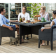 Columbia 5 r�szes m�anyag kerti b�tor garnit�ra grafit - sz�rke
