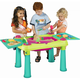 Creative fun table m�anyag kerti j�t�k asztal vil�gos z�ld - lila