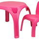 Kids Chair m�anyag gyerek sz�k r�zsasz�n