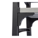 Montero m�anyag kerti pad grafit - barn�s sz�rke (2 szem�lyes)