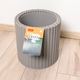 Small Cylinder planter m�anyag kerti vir�gl�da ez�st sz�rke