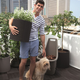 Medium Cylinder Planter m�anyag kerti vir�gl�da whiskey barna