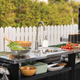 Unity Chef m�anyag kerti grill asztal 415L grafit sz�rke