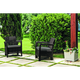 Tarifa 2 x chairs m�anyag kerti fotel grafit sz�rke