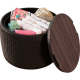 Circa Wood rattan hat�s� m�anyag kerti t�rol� l�da 140 L barna