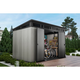 Artisan 11x7 m�anyag kerti t�rol� h�z barn�s sz�rke - antracit