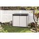Premier XL m�anyag kerti t�rol� barn�s - sz�rke