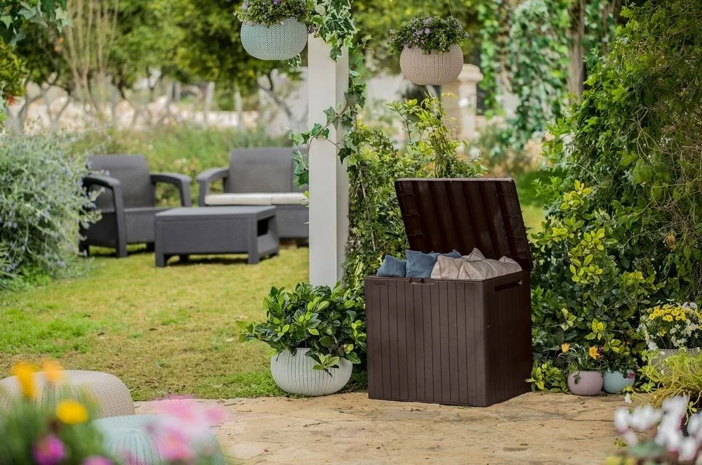 City m�anyag kerti t�rol� l�da 113 L barna